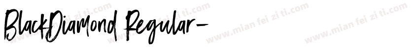 BlackDiamond Regular字体转换